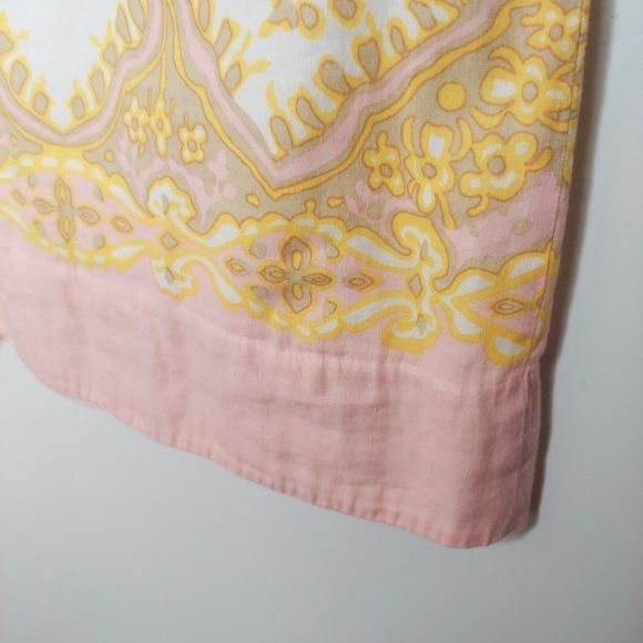 J CREW Beautiful Linen Blend Quarter Sleeve Tunic Dress Size 2 - Picture 3 of 6